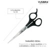 2 Tijeras Profesionales de Acero Inoxidable para Bigote y Barba