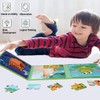 ENIKMOSD Children's Puzzle Magnetic Puzzle Animal Puzzle for Children from