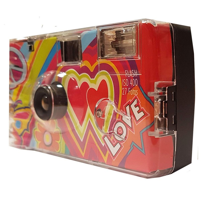 TopShot Love Cult Disposable Wedding Camera (27 Photos, Flash, Pack