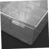 TEHAUX Acrylic Card Storage Box Game Cards Organizer Compartment Design
