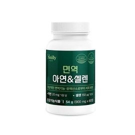 뉴일리 면역 아연 셀렌 셀레늄 영양제 60정 Newilly Immune Zinc Selenium Supplement 60 Tablets