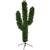 Northlight 6' Pre-Lit Artificial Pine Cactus Christmas Tree, Warm Clear