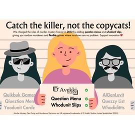 Murder Mystery Flexi Party Murder at the Manor 6-14 Player Dinner Party Game