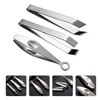 Healvian 3pcs Stainless Steel Poultry Tweezer Set Durable Hair Puller