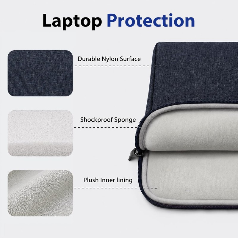 Arisase Laptop Sleeve for MacBook Neo Protective Nylon Case with