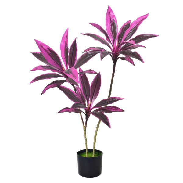 Aphighjoy 3Ft Dracaena Tree Artificial Plants Indoor Outdoor Decor, Cordyline