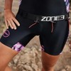 ZONE3 Race Belt for Triathlon ZONE3 Racebelt-Gel Loops V2 Black