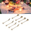 8Pcs Branch Design Coffee Spoon Stainless Steel Fruit Fork Dessert