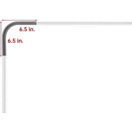 OEOEKHDJ Corner Mounted Curtain Rail Accessories for Ceiling Installation (Ceiling Turns)
