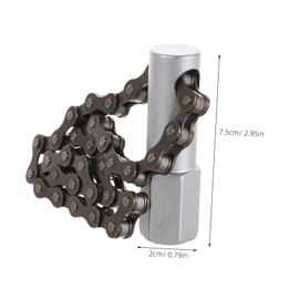 Mobestech Professional Oil Filter Wrench Set Chain Wrench for Fuel Filter Easy to Use Plumbing Tool