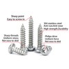 M2.6 x 10 mm Torx Tapping Screws, Round Head Screw,