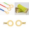 150pcs Round Terminal Set Connector Kit Brass Crimp Cable Terminals