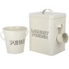 CrazyGadget® Vintage Classic Retro Laundry Washing Powder Metal Storage Box