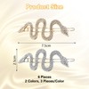 6 Pieces Snake Hair Clips, Decorative Hair Clips For Girls,