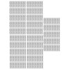 150PCS Eyebrow Stencil Ruler Clear Scale Transparent Eyebrow Shape Positioning