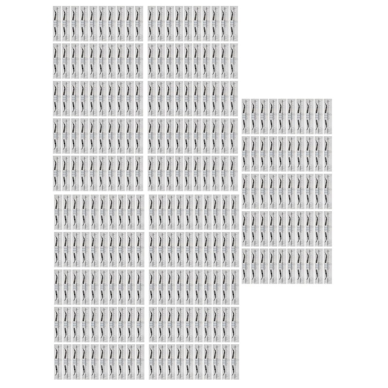 150PCS Eyebrow Stencil Ruler Clear Scale Transparent Eyebrow Shape Positioning