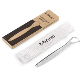 T-Brush Stainless Steel Tongue Scraper