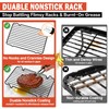 Roasting Rack,Heavy Duty Turkey Rack Insert for Roasting Pan,Fit for