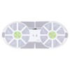 Laptop Cooling Pad, 4-Way Foldable Dual Fan Cooler with Large