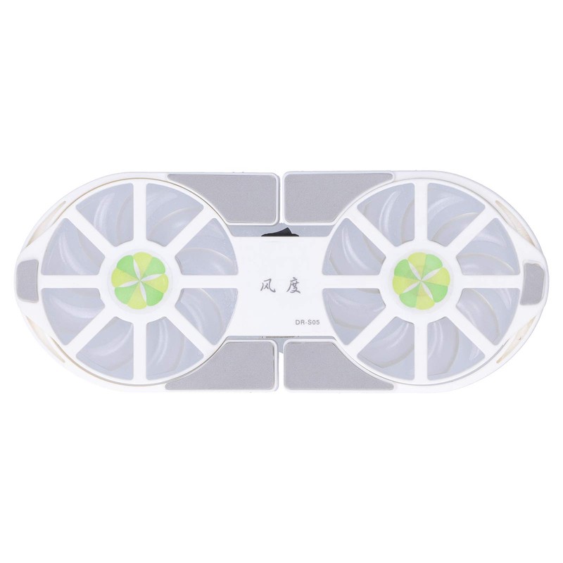 Laptop Cooling Pad, 4-Way Foldable Dual Fan Cooler with Large
