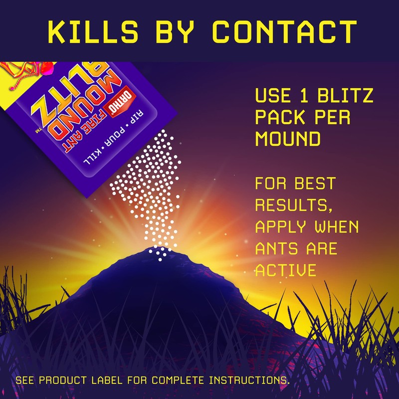 Ortho Fire Ant Mound Blitz, Fire Ant Killer, For Lawns