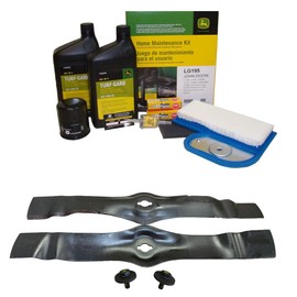 John Deere Original Equipment Model LX277 Maintenance Kit + Mulching Blades, 42" Mower Deck