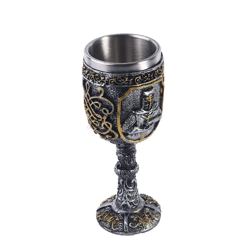 VOANZO Medieval Viking Knight Royal Chalice King Wine Goblet Gothic