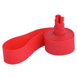 Dilwe Bicycle Tyre Liner, PVC Red Bicycle Rim Strips Rim Tape for 20 Inch 24 Inch 26 Inch 700C Riding Bikes (24 Inch)