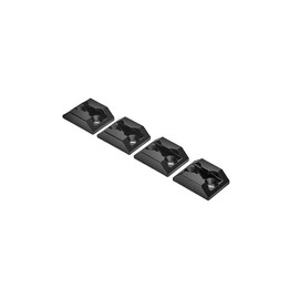 Oldbones Anchor Point for Airline Egelets L Track Fitting Airline Track 4 Packs In Black Square