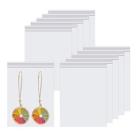 2" x 3" Plastic Bags 300pcs Clear Reclosable Zipper Bags Small Poly Bags for Jewelry Beads Coins Rings Earrings Seeds Buttons