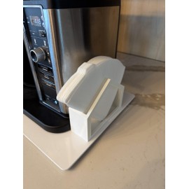 DAM Merch Coffee Filter Holder compatible with Hario V60 01 02 and 03 (White)