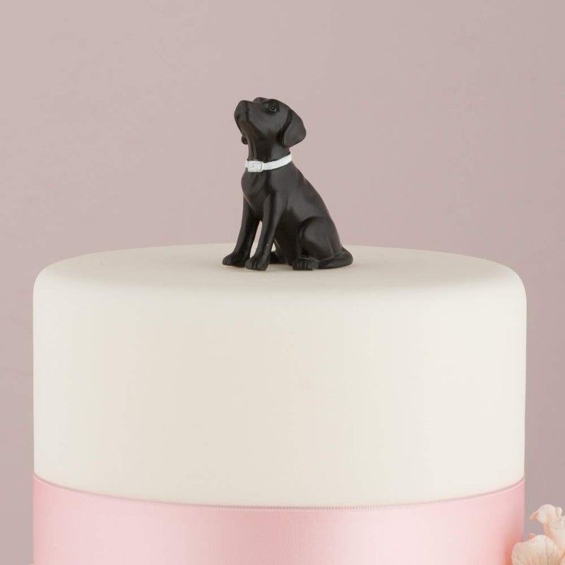 Weddingstar Labrador Dog Figurine Black (Pack of 1)