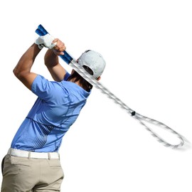 Golf Rope Swing Trainer Golf Swing Training Aids - Golf Rope is Used to Improve A Golfer's Speed, Tempo and Power, and is Suitable for Golfers of All Levels of Golf Warm-Up Practice Equipment