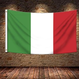 DecrPlus Italian National Flag | 3x5 Ft | - Vivid Color and Fade proof for Outside- Italian Party Decorations, Bar Gard