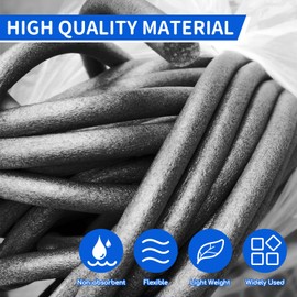 Foam Backer Rod for Gaps Concrete Crack Filler Joints Foam Gap Fillers Caulk Saver Backing Rod Concrete Filler Rope Joint Filler (1 Inch X 10 Feet)