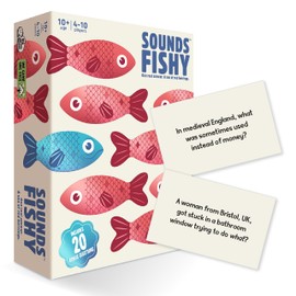 Sounds Fishy Board Game: The Fast-Thinking, Bluffing Family Game for Kids 10+ and Adults | Best New Board Games | Ideal Christmas Game