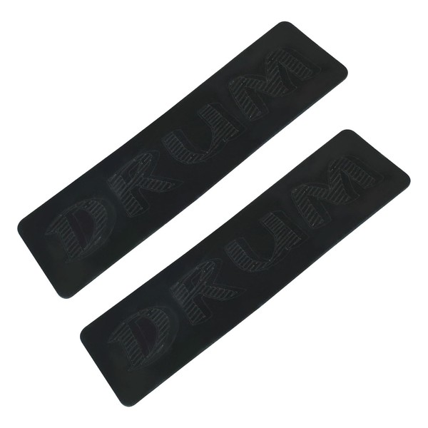 Zorfeter 2Pcs Rubber Bass Drum Hoop Protector, Bass Drum Hoop