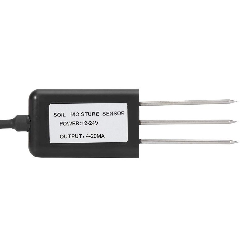 Soil Moisture Sensor, 2-in-1 Multifunctional Soil Moisture Sensor 4-20mA Temperature