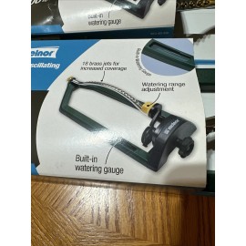 Melnor 2 Melnor 3400 sq ft Oscillating Sprinkler Gently Sprinkling Action Model 465-858