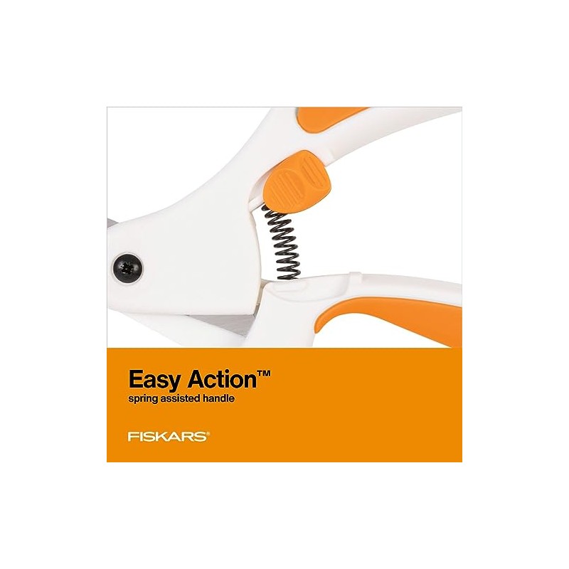 Fiskars Tijeras Curvadas de Fácil Acción de 20.3 cm/8 "