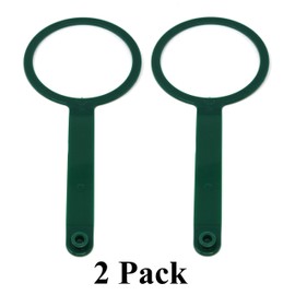 JSP Manufacturing MFC Plastic Cap Strap for Scepter Military Fuel Can Jerry Can Diesel Gas - Pick a Color/Pick a Pack Size (Green, 2 Pack)