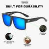 TOROE Eyewear Matte Black RANGE XL Frame Sunglasses Light Weight