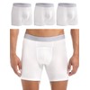 Gagli 5" Boxer Briefs, Men's Underwear 3-Pack White