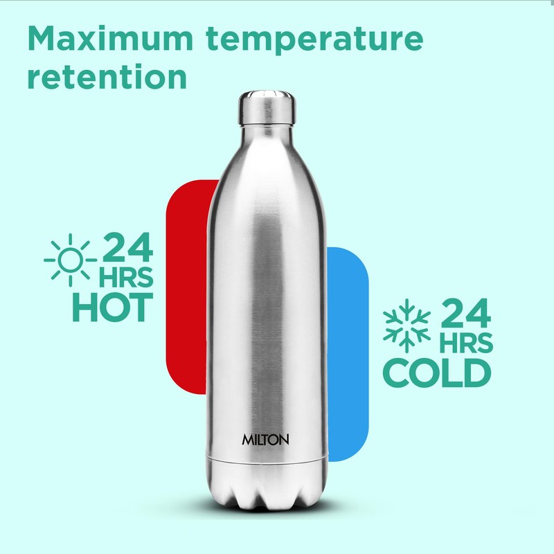 Milton insulated water bottle, Stainless Steel Double Walled Vacuum for