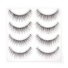CLEAR EYELASH 4 Pairs Natural False Eyelashes (Natural Pure Eye)