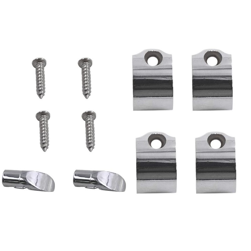 VHEUHZ Toilet Seat Hinge Set Chrome Toilet Seat with Soft