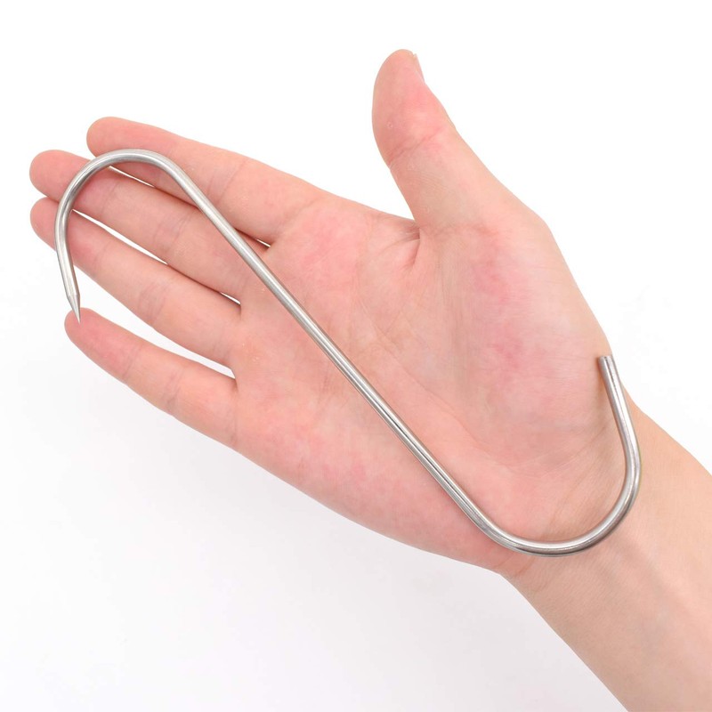 7 Inch Meat Hooks S-Hook Stainless Steel Meat Processing Butcher