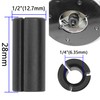 Vgoohooby 6PCS 1/2" to 1/4" Router Collet Adapter Reduction Sleeve