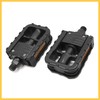 BULLSPANN Black Aluminum Alloy Mountain Bike Bicycle Non-Slip Folding Platform