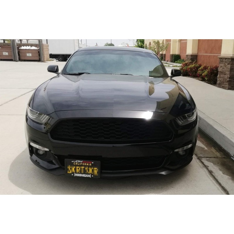 iJDMTOY No-Drill Front License Plate Relocator Bracket Compatible with 2015-2023